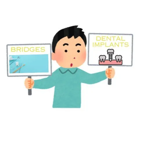Dental Implants vs Bridges